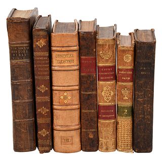 16 Leatherbound Volumes, Religious Literature