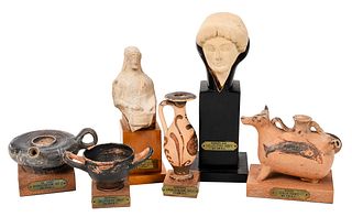 Six Greco Roman Ceramic Vessels and Fragments