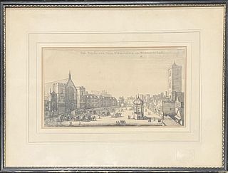 Wenceslaus Hollar - View of New Palace Yard with Westminster Hall