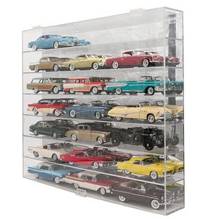 Collector Cars in Display Case