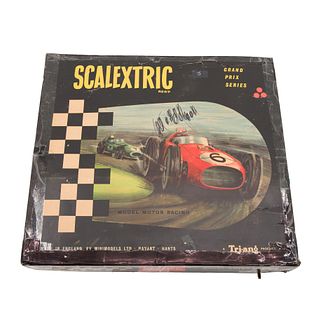 Vintage Scalextric Grand Prix Model Motor Racing Set