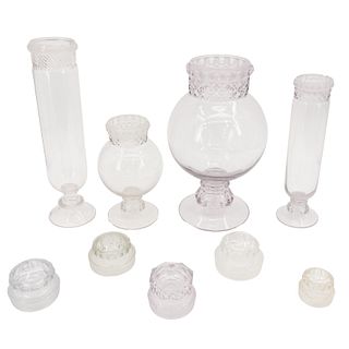 Four Dakota Apothecary Jars