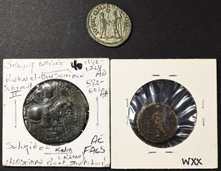 (3) MISC ANCIENT COINS