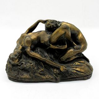 After J.M. Lambeaux, Bronze Erotic Figurine, The Lovers