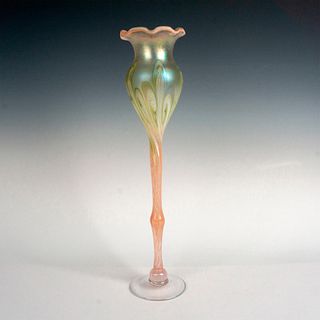 Vandermark Art Glass Long Stem Vase