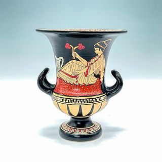 Miniature Ceramic Greek Trophy Shaped Vase