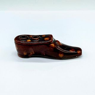 Ceramic Glazed Shoe Pen Holder