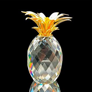 Preciosa Crystal Figurine Pineapple with Gold