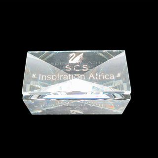 Swarovski Silver Crystal Plaque, Inspiration Africa