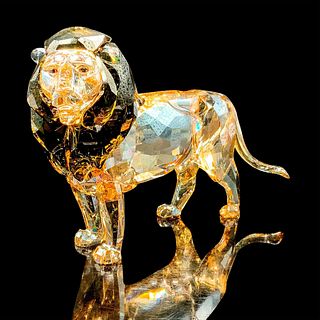 Swarovski Crystal Figurine, SCS Lion Akili