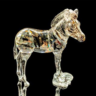 Swarovski Crystal Figurine, SCS Zebra Baby Zuri