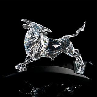 Swarovski Crystal Figurine, Bull