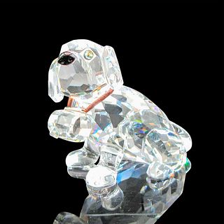 Swarovski Silver Crystal Figurine, St. Bernard