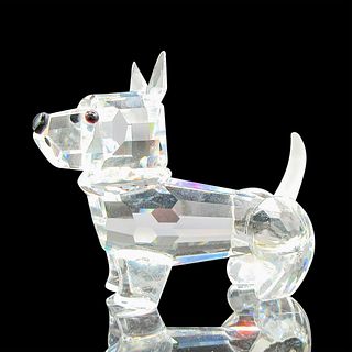 Swarovski Silver Crystal Figurine, Terrier