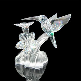 Swarovski Silver Crystal Figurine, Hummingbird