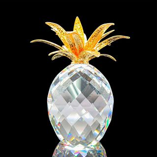 Swarovski Silver Crystal Figurine, Large Pineapple