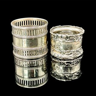 2pc Sterling Silver Napkin Rings