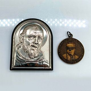 2pc Padre Pio & Archbishop Edward McCarthy Celebratory Items