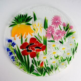 Sydenstricker Fused Glass Plate