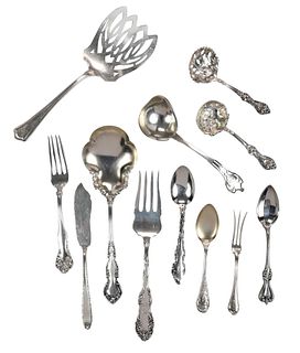 37 Pieces Assorted Sterling Flatware