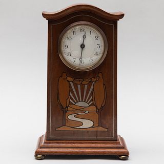Liberty & Co. Inlaid Mantle Clock