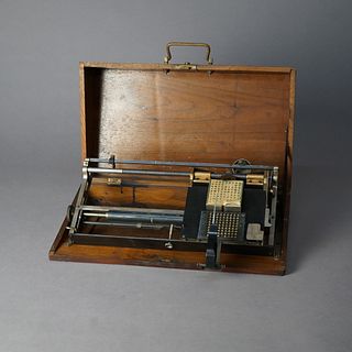 Antique Early Hall Index Type Writer, C1886