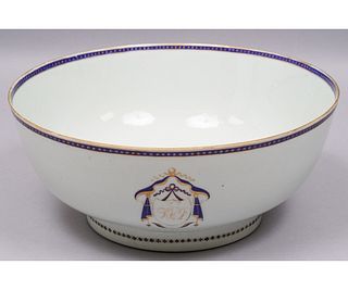 CHINESE PORCELAIN PUNCH BOWL