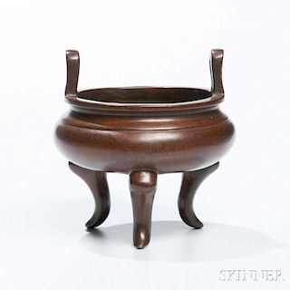 Bronze Tripod Censer 銅質三足爐