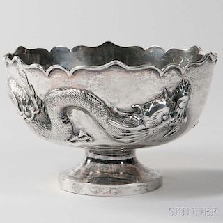 Export Sterling Silver Footed Bowl外銷銀質高足碗