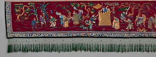 Embroidered Hanging Valance 刺繡窗簾掛幅