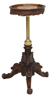 FRENCH DISHED-TOP PEDESTAL STAND