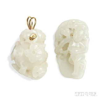 Two Jade Pendants玉雕飾物 兩件