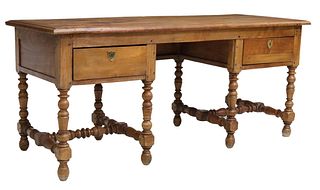 FRENCH PROVINCIAL WRITING DESK, 19TH C.