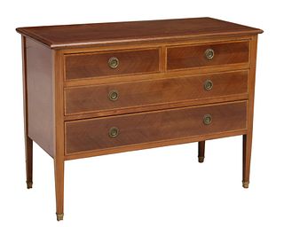 NEOCLASSICAL STYLE FOUR DRAWER COMMODE