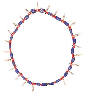 NATIVE AMERICAN STYLE BEADED NECKLACE