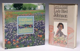 (2) BOOKS: LADY BIRD JOHNSON & NATURE, BOTH SIGNED