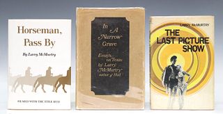 (3) LARRY McMURTRY NOVELS 'LAST PICTURE SHOW' MORE