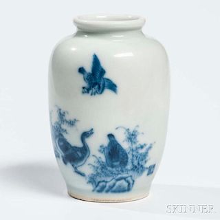 Blue and White Porcelain Jarlet 青花賞瓶