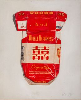 Kevin Berlin "Double Happiness" Acrylic on Canvas