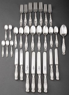 Whiting Mfg. Co. Silver Part Flatware Service