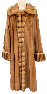 Russian Sable & Weasel Full-Length Fur Coat