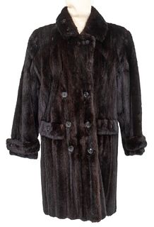 Harry Kirshner & Son Black Mink Fur Coat