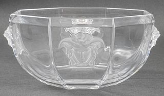 Versace by Rosenthal Crystal Medusa Large Bowl