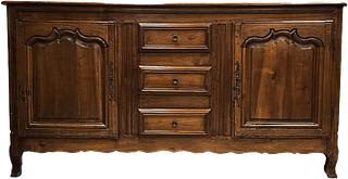 Louis XV Walnut Sideboard
