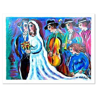 Alex Meilichson, "Wedding Vows" Hand Signed, Numbered Limited Edition Serigraph with Letter of Authenticity.