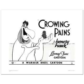 Crowing Pains #2 (with Foghorn) Limited Edition Giclee from Warner Bros., Numbered with Hologram Seal and Certificate of Authenticity.