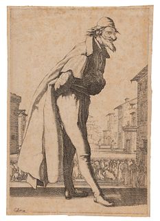 AFTER JACQUES CALLOT (FRENCH, 1592-1635) "PANTALON" ETCHING