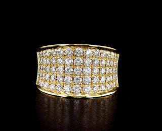 14kt Yellow Gold 1.98ctw Diamond Ring
