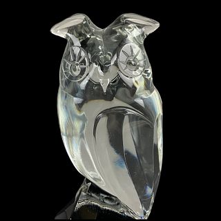Signed Pino Signoretto (1944-2019) Venice, Italy Glass Owl