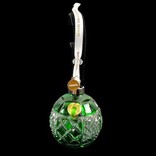Waterford 2018 Emerald Ball Christmas Ornament With Original Box